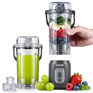 Portable Smoothie Blender, Twist & Go, Personal Blender Shakes and Smoothies, 3 Auto Programs, Ice Crush, 2x23 oz, Cordless, Dishwasher Safe, BPA-Free Portable Smoothie Blender, Twist & Go, Personal Blender Shakes and Smoothies, 3 Auto Programs, Ice Crush, 2x23 oz, Cordless, Dishwasher Safe, BPA-Free