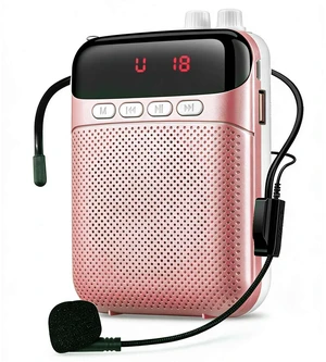 Portable Voice Amplifier for Teachers with Bluetooth, 2400mAh Rechargeable Headset Microphone Amplifier and Waistand,Portable Meagaphone Speaker Mic for Teachers,Tour Guides,Classroom,Yoga(Rose) Portable Voice Amplifier for Teachers with Bluetooth, 2400mAh Rechargeable Headset Microphone Amplifier and Waistand,Portable Meagaphone Speaker Mic for Teachers,Tour Guides,Classroom,Yoga(Rose)