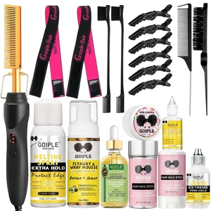 Hot Comb Hair Straightening Brush with Adjustable Settings, Fast Heating for Wigs and Black Hair, Professional Anti-Scald, Auto Shut-Off Hot Comb Hair Straightening Brush with Adjustable Settings, Fast Heating for Wigs and Black Hair, Professional Anti-Scald, Auto Shut-Off