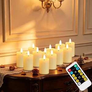 max 800hours Use 2AAA Battery (not inluded) 12 Pack Flameless Tea Light with Remote Control, LED Flickering Votive Candles, Indoor Home Decor, Dia3.8CM* H8CM, max 800hours Use 2AAA Battery (not inluded) 12 Pack Flameless Tea Light with Remote Control, LED Flickering Votive Candles, Indoor Home Decor, Dia3.8CM* H8CM,