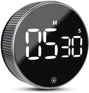 Magnetic Digital Timers, Digital Countdown Kitchen Timer,Digital Cooking Timer for Seniors, Adult and Kids to Use,Battery Powered, Silent Movement (Silver) Magnetic Digital Timers, Digital Countdown Kitchen Timer,Digital Cooking Timer for Seniors, Adult and Kids to Use,Battery Powered, Silent Movement (Silver)