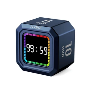 Kitchen Timer Visual Timer for Kids Color Display Gravity Sensor Cube | Digital Pomodoro Timer with Loud Alarm, Magnetic Back, Easy Use for Cooking, Classroom, Study & Productivity Kitchen Timer Visual Timer for Kids Color Display Gravity Sensor Cube | Digital Pomodoro Timer with Loud Alarm, Magnetic Back, Easy Use for Cooking, Classroom, Study & Productivity