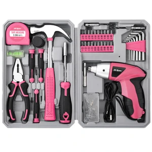 4V Electric Ladies Screwdriver Tool Kit Compact Portable Case, Pink | 42pc, everyday fixes made easier, organized portable storage, beginner-friendly selection, apartment and office tasks, tidy 4V Electric Ladies Screwdriver Tool Kit Compact Portable Case, Pink | 42pc, everyday fixes made easier, organized portable storage, beginner-friendly selection, apartment and office tasks, tidy