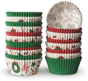500-Piece Paper Cupcake Liners, Greaseproof, Food Grade, for Desserts, Muffins, Cupcakes, Christmas Nuts Serving Container 500-Piece Paper Cupcake Liners, Greaseproof, Food Grade, for Desserts, Muffins, Cupcakes, Christmas Nuts Serving Container