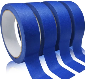4 Rolls Premium Painter Tape, Blue Masking Tape, Multipurpose Painters Tape, 0.94in x 22yd per Roll, 88yd Total, No Residue, Easy Removal for Painting, DIY Crafts 4 Rolls Premium Painter Tape, Blue Masking Tape, Multipurpose Painters Tape, 0.94in x 22yd per Roll, 88yd Total, No Residue, Easy Removal for Painting, DIY Crafts