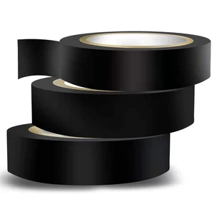 Wapodeai 3-Pack Electrical Tape 0.62in x 49ft Black Wapodeai 3-Pack Electrical Tape 0.62in x 49ft Black