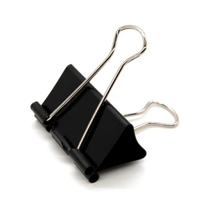 DSTELIN Large Binder Clips 1.6-Inch (24 Pack), 1.6-Inch/41mm Width, 0.7-Inch/18mm Capacity, Black DSTELIN Large Binder Clips 1.6-Inch (24 Pack), 1.6-Inch/41mm Width, 0.7-Inch/18mm Capacity, Black