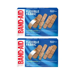 BAND-AID Brand Flexible Fabric Adhesive Bandages, Assorted, 2 x 100 Count BAND-AID Brand Flexible Fabric Adhesive Bandages, Assorted, 2 x 100 Count
