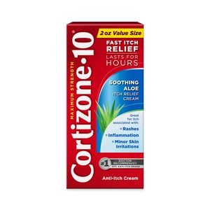 Cortizone-10 Max Strength Soothing Aloe Itch Relief Cream 2oz Cortizone-10 Max Strength Soothing Aloe Itch Relief Cream 2oz