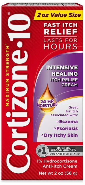 Cortizone-10 Max Strength Intensive Healing Itch Relief Cream, 2oz Cortizone-10 Max Strength Intensive Healing Itch Relief Cream, 2oz