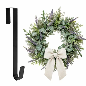Sattiyrch 15" Over the Door Wreath Hook for Front Door Sattiyrch 15" Over the Door Wreath Hook for Front Door