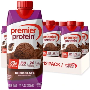 Premier Protein 30g High Protein Shake, Chocolate, 12 Pack Premier Protein 30g High Protein Shake, Chocolate, 12 Pack