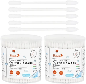 Cotton Swabs, White, 400 Count, Organic Cotton, Double Sided Tightly Wrapped, Spiral Pointed, Precision Cotton Tips, Paper Stick, Lint-Free, Cruelty-Free Cotton Swabs, White, 400 Count, Organic Cotton, Double Sided Tightly Wrapped, Spiral Pointed, Precision Cotton Tips, Paper Stick, Lint-Free, Cruelty-Free
