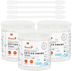 Spiral Pointed Cotton Swabs 600Count Organic Cotton Paper Stick Tightly Wrapped Double-Sided White Lint-Free Spiral Pointed Cotton Swabs 600Count Organic Cotton Paper Stick Tightly Wrapped Double-Sided White Lint-Free