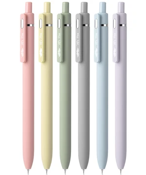 Mr. Pen- Retractable Gel Pens, 6 Pack, Black Ink, Morandi Barrels Mr. Pen- Retractable Gel Pens, 6 Pack, Black Ink, Morandi Barrels