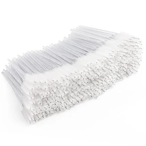 300 Pcs Disposable Mascara Wands, Crystal Spoolies Brush for Eyelash Extensions, Spooly Eyelash Eyebrow Brushes Lash Wand Applicator Makeup Kits (White) 300 Pcs Disposable Mascara Wands, Crystal Spoolies Brush for Eyelash Extensions, Spooly Eyelash Eyebrow Brushes Lash Wand Applicator Makeup Kits (White)