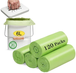 Small Trash Bags 1.2 Gallon (5L) - 120 Counts Garbage Bags,Compost Bag Small Trash Bags 1.2 Gallon (5L) - 120 Counts Garbage Bags,Compost Bag
