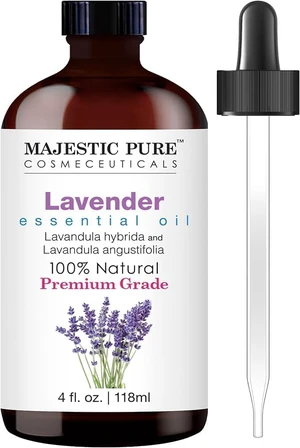 Majestic Pure Lavender Essential Oil for Diffuser - 4 Fl Oz Majestic Pure Lavender Essential Oil for Diffuser - 4 Fl Oz