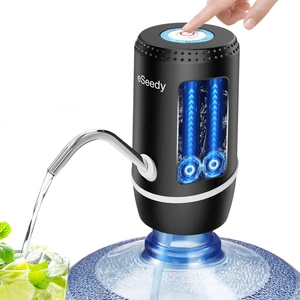Water Pump for 5 Gallon Bottle, USB Charging Automatic Water Dispenser with Rechargeable Battery, Portable Electric Drinking Water Jug Pump for Home, Kitchen, Living Room, Office, Camping - Black Water Pump for 5 Gallon Bottle, USB Charging Automatic Water Dispenser with Rechargeable Battery, Portable Electric Drinking Water Jug Pump for Home, Kitchen, Living Room, Office, Camping - Black