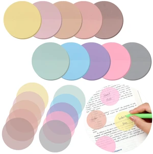 500 Sheets Transparent Sticky Notes Back to School Translucent Clear Sticky Notes Pastel Round Transparent Tabs See Through Memo Pads for Bible Office School Supplies 500 Sheets Transparent Sticky Notes Back to School Translucent Clear Sticky Notes Pastel Round Transparent Tabs See Through Memo Pads for Bible Office School Supplies