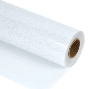Guangyintong White Glitter HTV Rolls, 12" x 8ft Guangyintong White Glitter HTV Rolls, 12" x 8ft