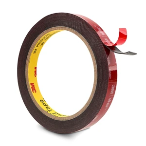 3M 5925 Heavy Duty Double Sided Mounting Tape, 0.5"x15.4Ft, Black 3M 5925 Heavy Duty Double Sided Mounting Tape, 0.5"x15.4Ft, Black