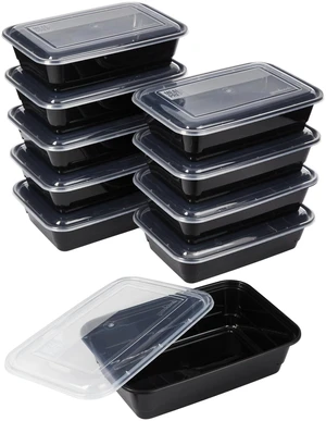 GoodCook Single Compartment 10-Pack Meal Prep Containers GoodCook Single Compartment 10-Pack Meal Prep Containers