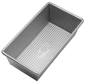USA Pan Nonstick Standard Bread Loaf Pan, 1 Pound, Aluminized Steel USA Pan Nonstick Standard Bread Loaf Pan, 1 Pound, Aluminized Steel