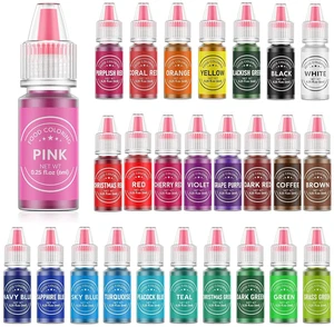26 Vibrant Food Coloring Liquid Set for Baking, Dessert Decorating, Icing, Fondant, Cookies, Easter Eggs, DIY Supplies Kit - Food Grade, 0.25fl oz Each 26 Vibrant Food Coloring Liquid Set for Baking, Dessert Decorating, Icing, Fondant, Cookies, Easter Eggs, DIY Supplies Kit - Food Grade, 0.25fl oz Each