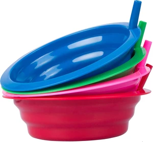 Cibi Cereal Bowls with Straws for Kids BPA-Free Plastic | Toddler Sip-A-Bowls with Built-In Straw for Cereal and Soup | Set of 4 Colorful Breakfast Bowls Cibi Cereal Bowls with Straws for Kids BPA-Free Plastic | Toddler Sip-A-Bowls with Built-In Straw for Cereal and Soup | Set of 4 Colorful Breakfast Bowls