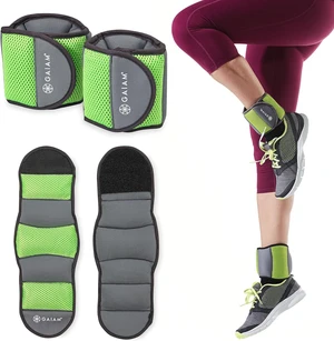 Gaiam Ankle Weights, Wearable Bracelet to Strengthen, Tone & Sculpt, Adjustable Ankle Weights for Women & Men for Yoga, Dance, Pilates, Barre, Cardio, Home & Gym Use Gaiam Ankle Weights, Wearable Bracelet to Strengthen, Tone & Sculpt, Adjustable Ankle Weights for Women & Men for Yoga, Dance, Pilates, Barre, Cardio, Home & Gym Use