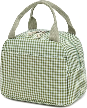 Bluboon Lunch Box for Women Cute Lunch Bag Reusable Insulated Lunch Bags Large Capacity Lunchbox Cooler for Work Picnic or Travel Gifts (Sage Green White grid, 10 x 7.5 x 8 inches) Bluboon Lunch Box for Women Cute Lunch Bag Reusable Insulated Lunch Bags Large Capacity Lunchbox Cooler for Work Picnic or Travel Gifts (Sage Green White grid, 10 x 7.5 x 8 inches)