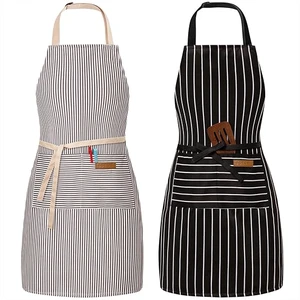 BeLuyi 2 Pack Adjustable Bib Apron with 2 Pockets Chef Cooking Kitchen Restaurant Aprons for Women Men BeLuyi 2 Pack Adjustable Bib Apron with 2 Pockets Chef Cooking Kitchen Restaurant Aprons for Women Men