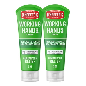 O'Keeffe's Working Hands Hand Cream for Extreme Dryness - 3 oz Tube (2 Pack) - Repairing Skincare for Cracked, Dry Hands O'Keeffe's Working Hands Hand Cream for Extreme Dryness - 3 oz Tube (2 Pack) - Repairing Skincare for Cracked, Dry Hands