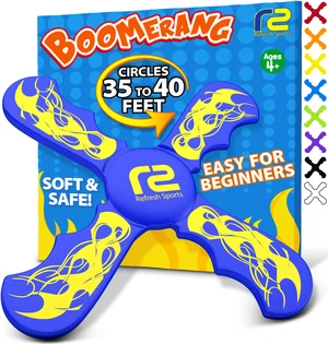 Fun Boomerang for Kids - Stocking Stuffers for Boys and Girls - Soft & Easy Use - Best Gifts for 6 7 8 9 10 11 12 13 Year Old Boy Gifts - 2026 Top Toys for Boys Age 8-12 + Teens Outdoor Boy Gift Ideas Fun Boomerang for Kids - Stocking Stuffers for Boys and Girls - Soft & Easy Use - Best Gifts for 6 7 8 9 10 11 12 13 Year Old Boy Gifts - 2026 Top Toys for Boys Age 8-12 + Teens Outdoor Boy Gift Ideas