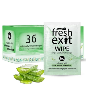 Flushable Wipes for Adults 36 Individually Wrapped Biodegradable Wet Wipes, Travel Size, Extra-Large Unscented, hypoallergenic Feminine Hygiene & Personal Care Wipes Flushable Wipes for Adults 36 Individually Wrapped Biodegradable Wet Wipes, Travel Size, Extra-Large Unscented, hypoallergenic Feminine Hygiene & Personal Care Wipes