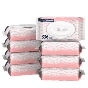 Cottonelle Fragrance Free Flushable Wipes, 8 Packs, 42 Wipes per Pack Cottonelle Fragrance Free Flushable Wipes, 8 Packs, 42 Wipes per Pack