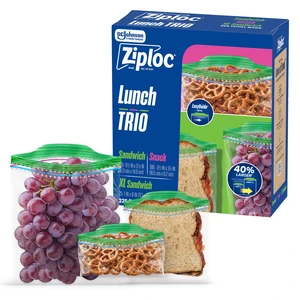 Ziploc Lunch Trio Food Storage Bags Variety Pack, 225 Total Bags Ziploc Lunch Trio Food Storage Bags Variety Pack, 225 Total Bags