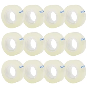 OWLKELA 12 Rolls Transparent Tape Refills, Clear, 0.7" x 1000" OWLKELA 12 Rolls Transparent Tape Refills, Clear, 0.7" x 1000"