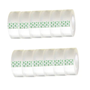 12 Pack Transparent Tape Clear Tape Refills Rolls Each Roll 3/4 x 1000 Inches, 1 inch Core, for Office, Home, School 12 Pack Transparent Tape Clear Tape Refills Rolls Each Roll 3/4 x 1000 Inches, 1 inch Core, for Office, Home, School