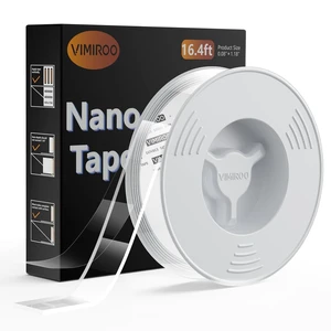 vimiroo Heavy Duty Nano Double Sided Invisible Bond Mounting Tape, 16.4FT vimiroo Heavy Duty Nano Double Sided Invisible Bond Mounting Tape, 16.4FT
