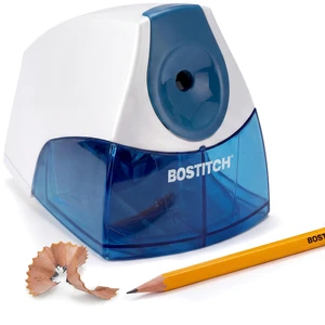 Bostitch Electric Pencil Sharpener for Classroom and Desk, Stall Free, Blue Bostitch Electric Pencil Sharpener for Classroom and Desk, Stall Free, Blue