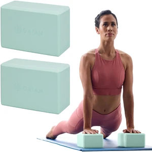 Gaiam Yoga Block - Supportive Latex-Free Eva Foam - Soft Non-Slip Surface with Beveled Edges for Yoga, Pilates, Meditation Gaiam Yoga Block - Supportive Latex-Free Eva Foam - Soft Non-Slip Surface with Beveled Edges for Yoga, Pilates, Meditation