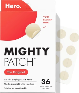 Mighty Patch Hero Cosmetics Original Nighttime Acne Pimple Patches, 36 Ct Mighty Patch Hero Cosmetics Original Nighttime Acne Pimple Patches, 36 Ct