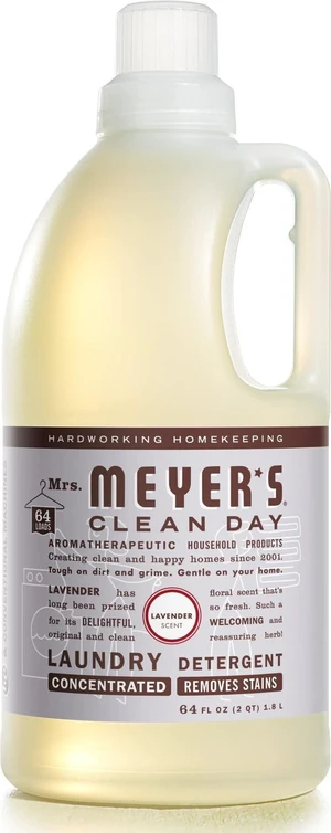 MRS. MEYER'S CLEAN DAY Laundry Detergent, Lavender, 64 fl oz MRS. MEYER'S CLEAN DAY Laundry Detergent, Lavender, 64 fl oz