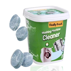 Finally Fresh Washing Machine Cleaner for Front Loaders & Top loaders, 20 Packs Washer Cleaner, Suitable for All Washing Machine Finally Fresh Washing Machine Cleaner for Front Loaders & Top loaders, 20 Packs Washer Cleaner, Suitable for All Washing Machine