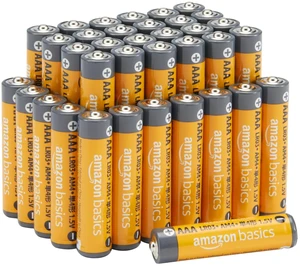 Amazon Basics AAA Alkaline Batteries, 36-Count, 1.5V, 10-Year Shelf Life Amazon Basics AAA Alkaline Batteries, 36-Count, 1.5V, 10-Year Shelf Life