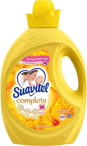 Suavitel Complete Liquid Fabric Softener, Morning Sun Scent, 100 fl oz Suavitel Complete Liquid Fabric Softener, Morning Sun Scent, 100 fl oz