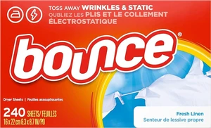 Bounce Fabric Softener Sheets, Fresh Linen Scent, 240 Count Bounce Fabric Softener Sheets, Fresh Linen Scent, 240 Count