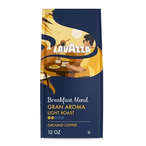 Lavazza Breakfast Blend Gran Aroma Ground Coffee 12oz Bag, Light Roast, Smooth and Aromatic Taste, Intensity 2/5, 100% Arabica, Ideal for Drip Brewers, (Pack of 1) - Package May Vary Lavazza Breakfast Blend Gran Aroma Ground Coffee 12oz Bag, Light Roast, Smooth and Aromatic Taste, Intensity 2/5, 100% Arabica, Ideal for Drip Brewers, (Pack of 1) - Package May Vary